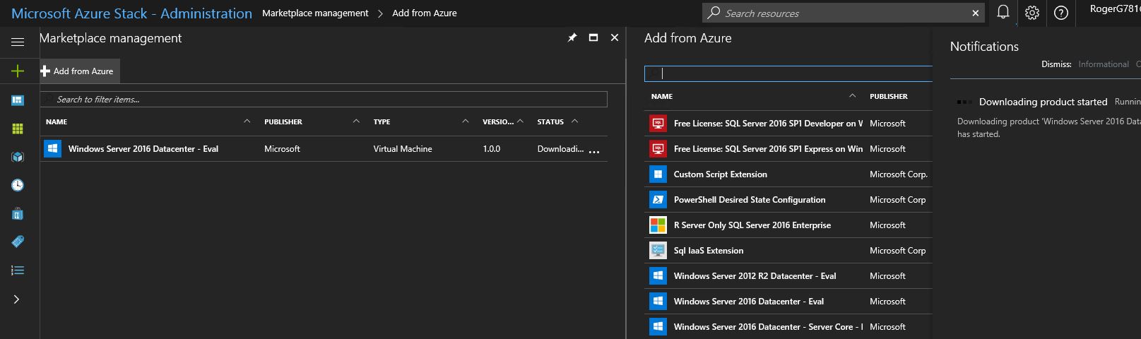 Integration von Azure Marketplace Produkten in #AzureStack