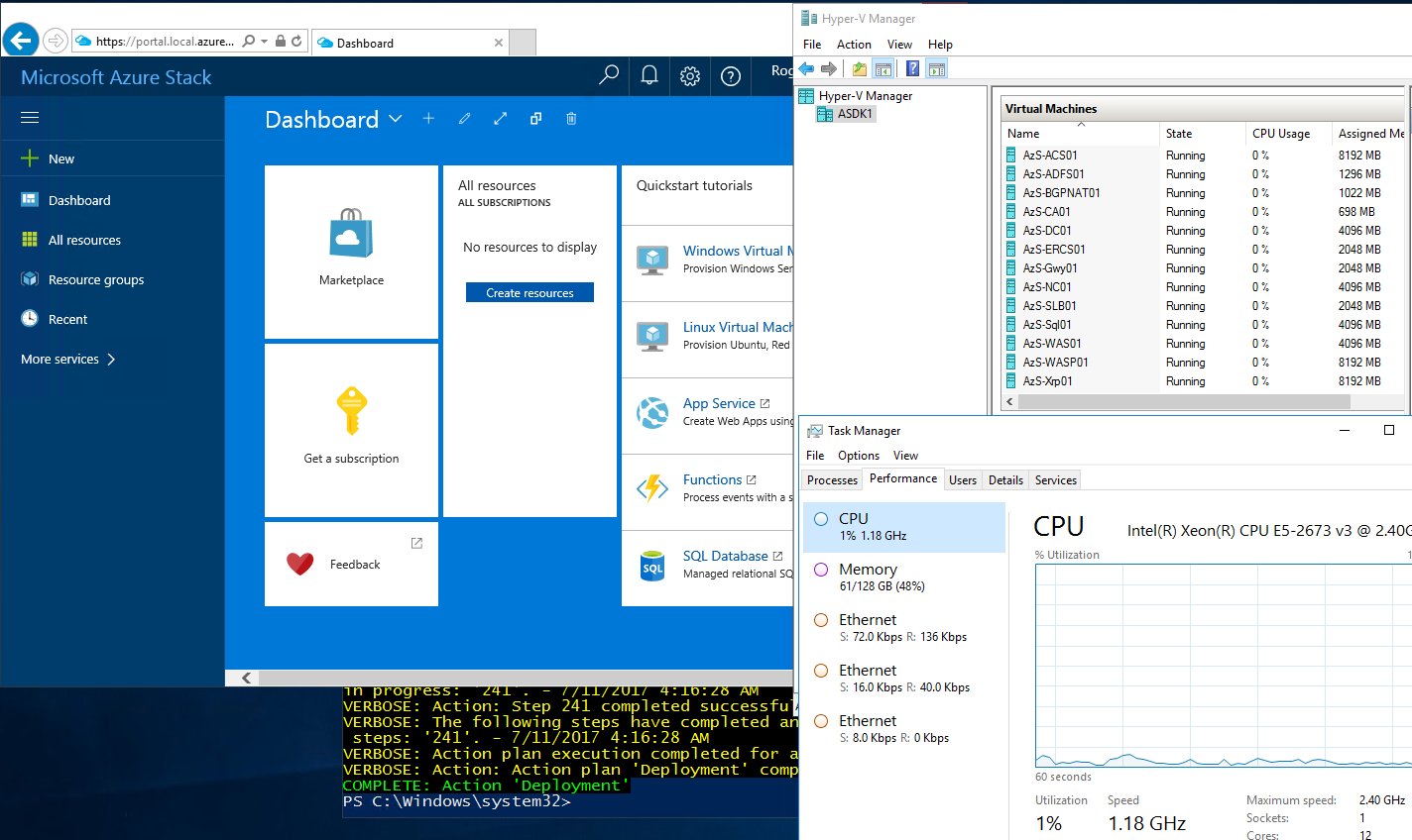 ASDK - Azure Stack Development Kit