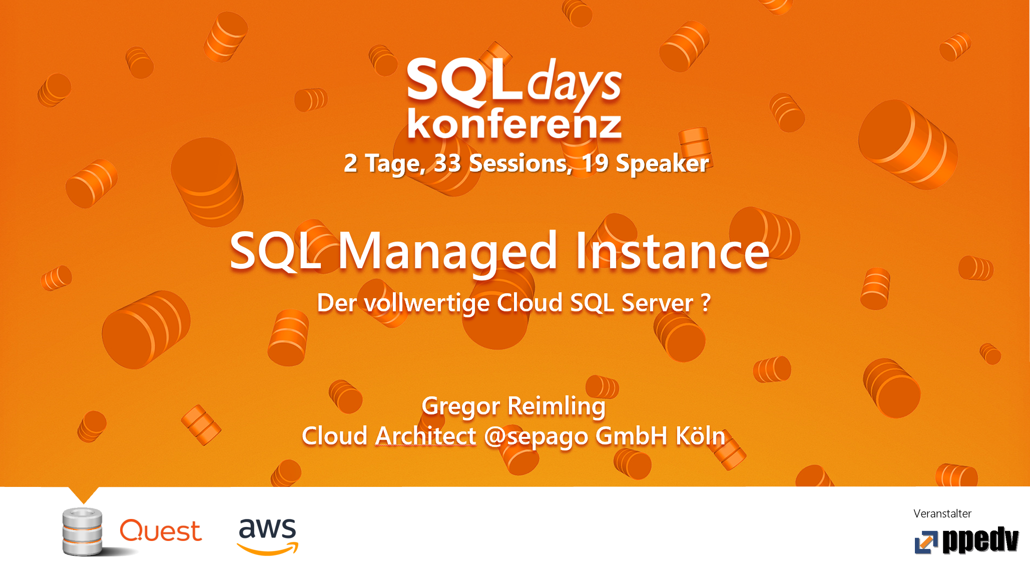 SQLDays 2018 - Sessioninhalt SQL Managed Instance