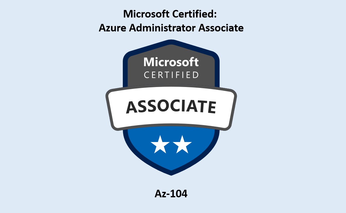 Passed Azure Administrator Associate Exam Az-104