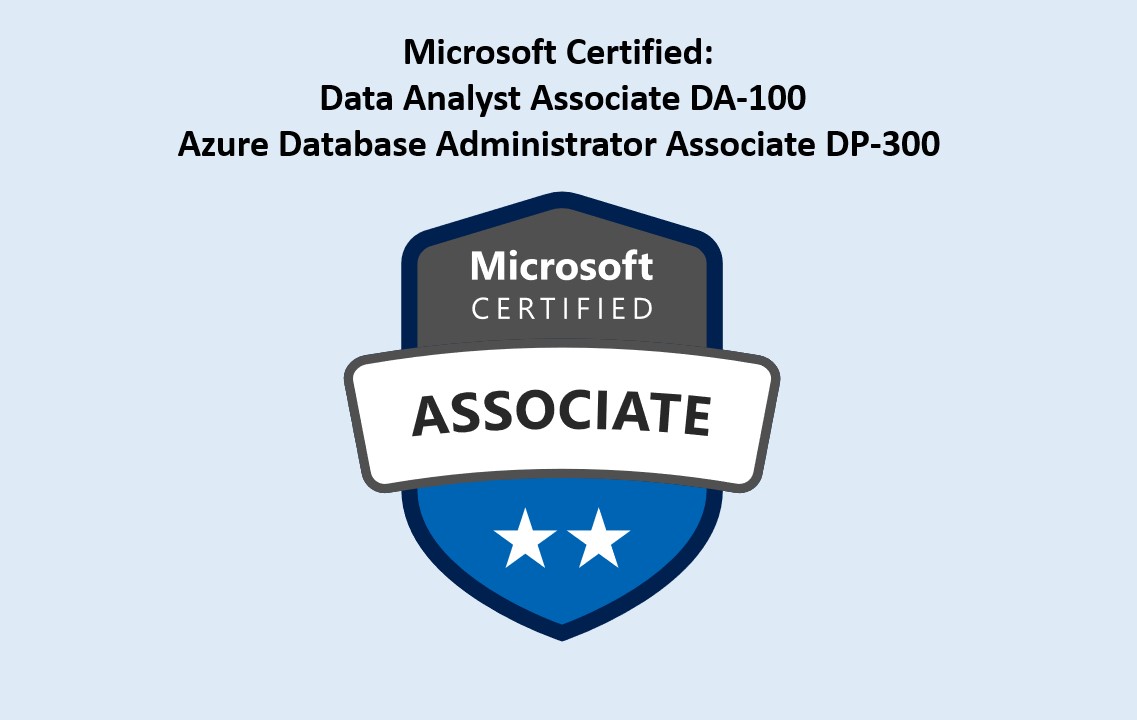 New Azure Database and DataAnalyst Exams Available DA-100 & DP-300