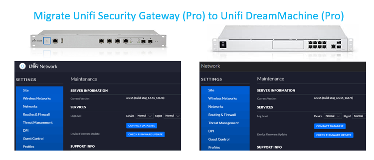 Migrate Ubiquiti Unifi Security Gateway  (USG) to Unifi Dream Machine Pro (UDM Pro)