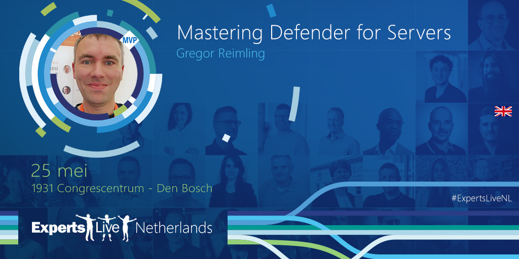 Speaking at Experts Live Netherlands 2023 about Mastering Defender for Servers