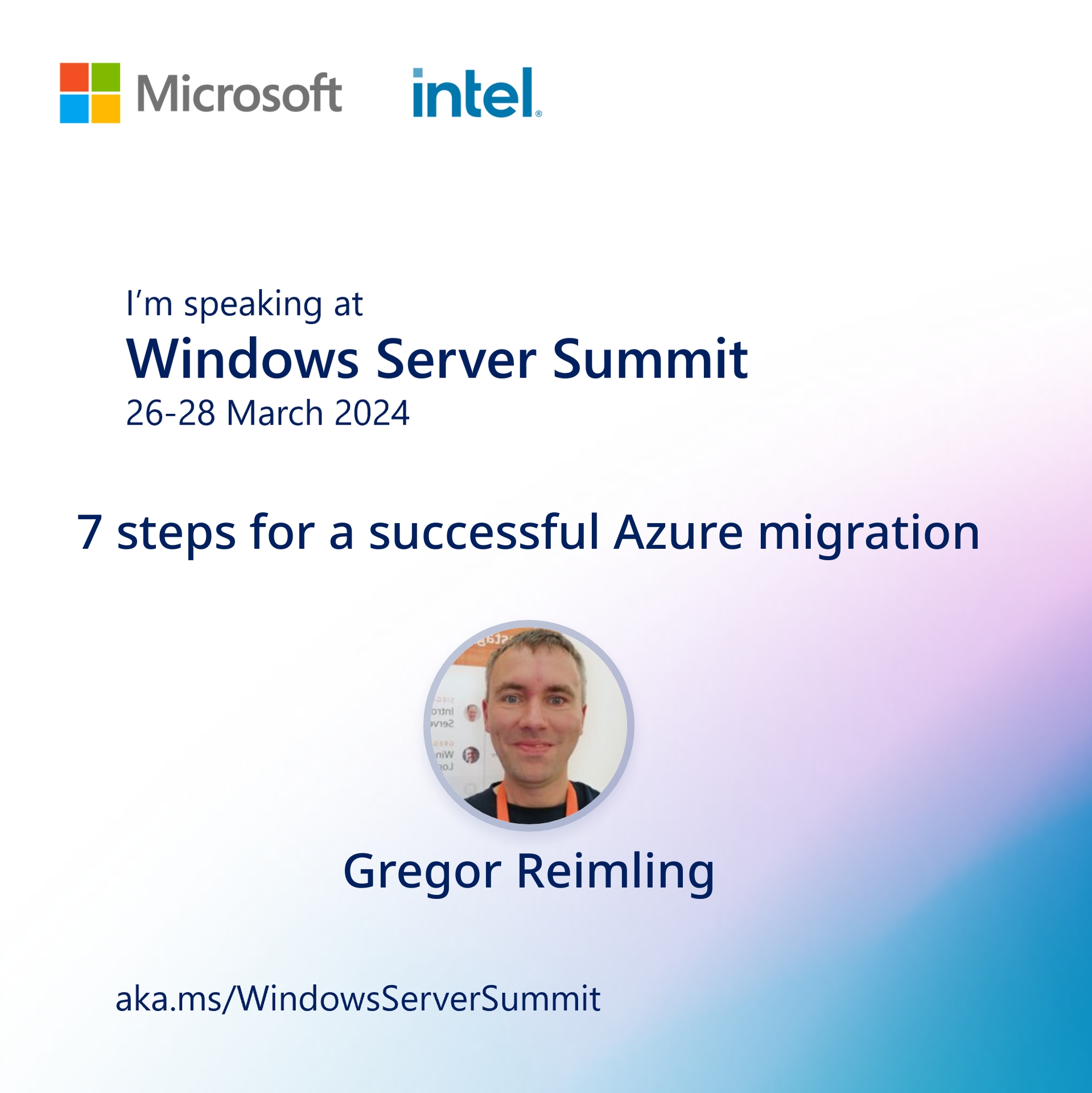 Speaking at Windows Server Engineering Summit 2024